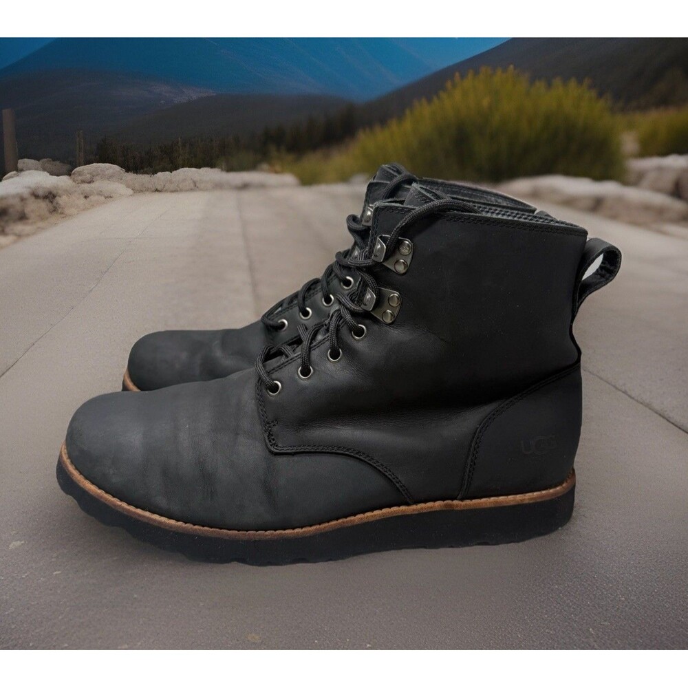 UGG Ritter Waterproof Leather Hiking Boots S/N #1099538 Men’s Size 12 Preowned